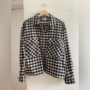 NWOT BRIXTON Bowery Women’s Crop Flannel